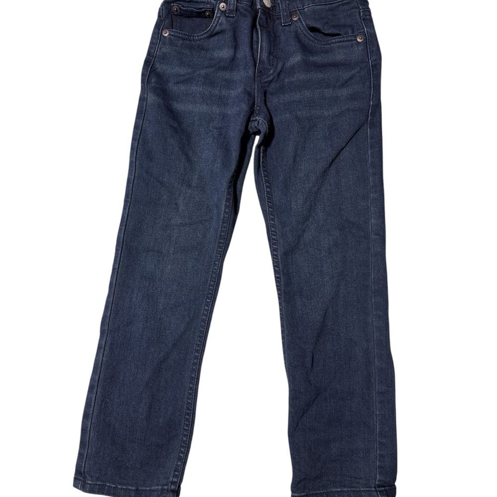 Levi's Kids Regular Fit Jeans Size 7 Dark‎ Wash Adjustable Waist